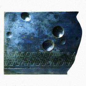  Angelo Rinaldi, Fasi Lunari, doppia scultura in bronzo patinato e lucido, h. cm. 23, anno 1999